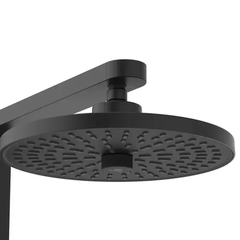 Casa si Gradina - Sanitare - Cazi si cabine de dus - Coloane si seturi de dus - Coloana de dus cu baterie termostatata negru mat Ideal Standard Alu+ - Infinity.ro