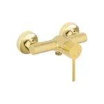 Casa si Gradina - Sanitare - Lavoar baie si accesorii - Baterii sanitare - Baterie dus Ferro Fiesta auriu lucios monocomanda - Infinity.ro