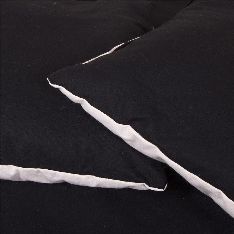 Petshop - Accesorii petshop - Jucarii animale - Jucarii educative - Cort copii Sersimo stil indian Teepee Tent cu fereastra, covoras gros si 2 perne, alb negru - Infinity.ro