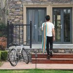 Casa si Gradina - Gradina si terasa - Balansoare si hamace - Balansoare - Hamac dublu cu bara lemn, perne incluse, maxim 300 kg, 210x150 cm, multicolor - Infinity.ro