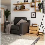 Casa si Gradina - Mobilier - Comode si corpuri - Noptiere - Noptiera cu 2 sertare, din PAL laminat, 40x35x40 cm, stejar craft - Infinity.ro