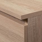 Casa si Gradina - Mobilier - Mese si birouri - Birouri - Birou ANA pentru calculator, cu 3 sertare si 1 usa, 124x52x74 cm, stejar sonoma - Infinity.ro