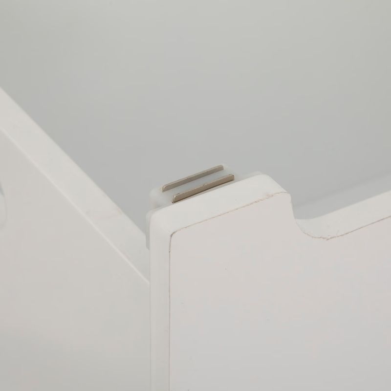 Casa si Gradina - Mobilier - Mobilier copii - Mobilier camera copiilor - Lada depozitare Atmosphera for kids Renard, 53x33x55 cm, MDF cu picioare lemn, alb - Infinity.ro