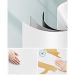 Casa si Gradina - Mobilier - Organizare si depozitare - Cosuri de gunoi - Cos de gunoi din otel cu pedala, 30litri, cu galeata interioara si capac, soft close, 34x61x32cm, alb - Infinity.ro