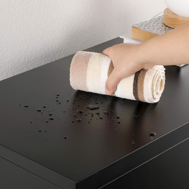 Casa si Gradina - Mobilier - Mese si birouri - Birouri - Dulap birou metalic cu 2 usi si sistem de inchidere, multifunctional cu rafturi reglabile, 40x80x90 cm, negru - Infinity.ro