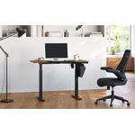 Casa si Gradina - Mobilier - Mese si birouri - Birouri - Birou cu reglaj electric pe inaltime, memorie cu 4 inaltimi, 60x140x(72-120)cm, maro rustic - Infinity.ro
