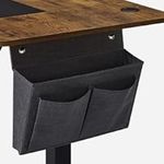 Casa si Gradina - Mobilier - Mese si birouri - Birouri - Birou cu reglaj electric pe inaltime, memorie cu 4 inaltimi, 60x140x(72-120)cm, maro rustic - Infinity.ro