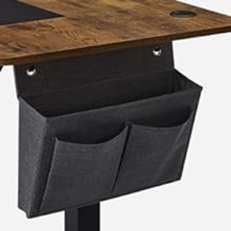 Casa si Gradina - Mobilier - Mese si birouri - Birouri - Birou cu reglaj electric pe inaltime, memorie cu 4 inaltimi, 60x140x(72-120)cm, maro rustic - Infinity.ro
