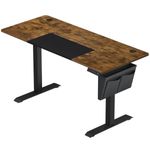 Casa si Gradina - Mobilier - Mese si birouri - Birouri - Birou cu reglaj electric pe inaltime, memorie cu 4 inaltimi, 60x140x(72-120)cm, maro rustic - Infinity.ro
