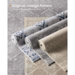 Casa si Gradina - Gradinarit si plante - Plante si ghivece - Ghivece si suporturi - Covor decorativ antiderapant, stil boho, lavabil la masina, 120Ã—170 cm, gri - Infinity.ro