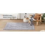 Casa si Gradina - Gradinarit si plante - Plante si ghivece - Ghivece si suporturi - Covor decorativ antiderapant, stil boho, lavabil la masina, 120Ã—170 cm, gri - Infinity.ro