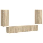 Casa si Gradina - Mobilier - Seturi de mobilier - Seturi living - Set de mobilier 3 pcs Stejar Sonoma - Infinity.ro