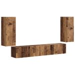 Casa si Gradina - Mobilier - Seturi de mobilier - Seturi living - Set de mobilier 3 pcs Lemn Vechi - Infinity.ro