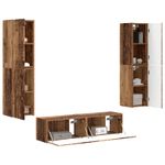 Casa si Gradina - Mobilier - Seturi de mobilier - Seturi living - Set de mobilier 3 pcs Lemn Vechi - Infinity.ro