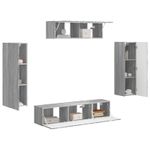 Casa si Gradina - Mobilier - Seturi de mobilier - Seturi living - Set de mobilier 3 pcs Gri Sonoma - Infinity.ro
