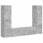 Casa si Gradina - Mobilier - Seturi de mobilier - Seturi living - Set de mobilier 3 pcs Gri din beton - Infinity.ro