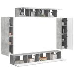 Casa si Gradina - Mobilier - Seturi de mobilier - Seturi living - Set de mobilier 4 pcs, Gri din beton - Infinity.ro