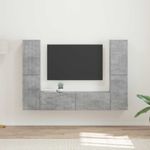 Casa si Gradina - Mobilier - Seturi de mobilier - Seturi living - Set de mobilier 3 pcs Gri din beton - Infinity.ro