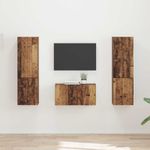 Casa si Gradina - Mobilier - Seturi de mobilier - Seturi living - Set de mobilier 3 pcs Lemn Vechi - Infinity.ro
