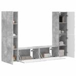 Casa si Gradina - Mobilier - Seturi de mobilier - Seturi living - Set de mobilier 3 pcs Gri din beton - Infinity.ro