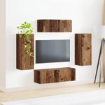 Casa si Gradina - Mobilier - Seturi de mobilier - Seturi living - Set de mobilier 3 pcs Lemn Vechi - Infinity.ro