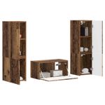 Casa si Gradina - Mobilier - Seturi de mobilier - Seturi living - Set de mobilier 3 pcs Lemn Vechi - Infinity.ro