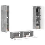 Casa si Gradina - Mobilier - Seturi de mobilier - Seturi living - Set de mobilier 3 pcs Gri din beton - Infinity.ro