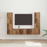 Casa si Gradina - Mobilier - Seturi de mobilier - Seturi living - Set de mobilier 3 pcs Lemn Vechi - Infinity.ro