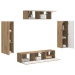 Casa si Gradina - Mobilier - Seturi de mobilier - Seturi living - Set de mobilier 3 pcs Stejar Artizanal - Infinity.ro