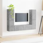 Casa si Gradina - Mobilier - Seturi de mobilier - Seturi living - Set de mobilier 3 pcs Gri din beton - Infinity.ro