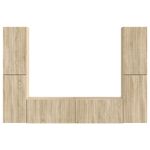 Casa si Gradina - Mobilier - Seturi de mobilier - Seturi living - Set de mobilier 3 pcs Stejar Sonoma - Infinity.ro