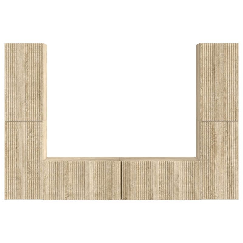 Casa si Gradina - Mobilier - Seturi de mobilier - Seturi living - Set de mobilier 3 pcs Stejar Sonoma - Infinity.ro