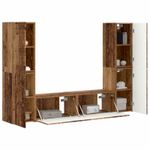 Casa si Gradina - Mobilier - Seturi de mobilier - Seturi living - Set de mobilier 3 pcs Lemn Vechi - Infinity.ro