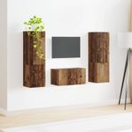 Casa si Gradina - Mobilier - Seturi de mobilier - Seturi living - Set de mobilier 3 pcs Lemn Vechi - Infinity.ro