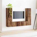 Casa si Gradina - Mobilier - Seturi de mobilier - Seturi living - Set de mobilier 3 pcs Lemn Vechi - Infinity.ro