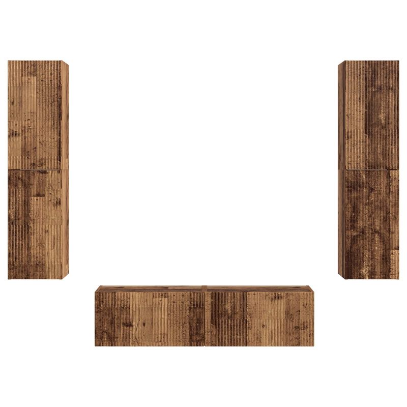 Casa si Gradina - Mobilier - Seturi de mobilier - Seturi living - Set de mobilier 3 pcs Lemn Vechi - Infinity.ro