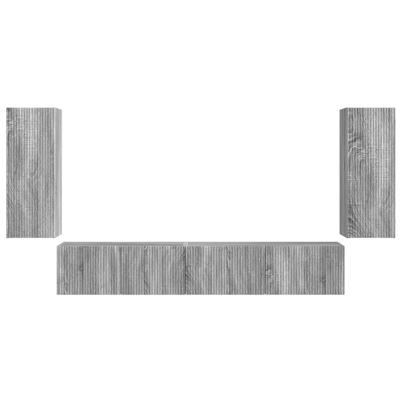 Casa si Gradina - Mobilier - Seturi de mobilier - Seturi living - Set de mobilier 3 pcs Gri Sonoma - Infinity.ro