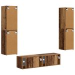 Casa si Gradina - Mobilier - Seturi de mobilier - Seturi living - Set de mobilier 3 pcs Lemn Vechi - Infinity.ro