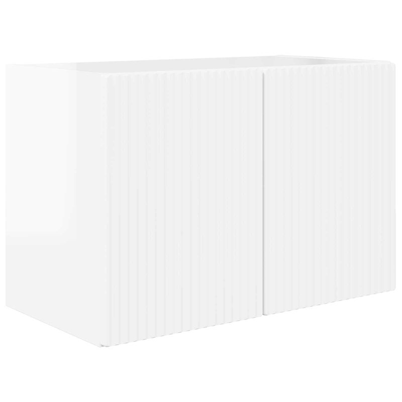 Casa si Gradina - Mobilier - Seturi de mobilier - Seturi living - Set de mobilier 4 pcs, Alb lucios - Infinity.ro