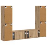 Casa si Gradina - Mobilier - Seturi de mobilier - Seturi living - Set de mobilier 3 pcs Stejar Artizanal - Infinity.ro