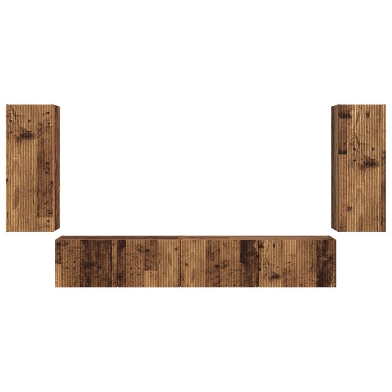 Casa si Gradina - Mobilier - Seturi de mobilier - Seturi living - Set de mobilier 3 pcs Lemn Vechi - Infinity.ro