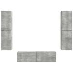 Casa si Gradina - Mobilier - Seturi de mobilier - Seturi living - Set de mobilier 3 pcs Gri din beton - Infinity.ro