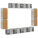 Casa si Gradina - Mobilier - Seturi de mobilier - Seturi living - Set de mobilier 4 pcs, Gri din beton - Infinity.ro