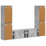 Casa si Gradina - Mobilier - Seturi de mobilier - Seturi living - Set de mobilier 3 pcs Gri din beton - Infinity.ro