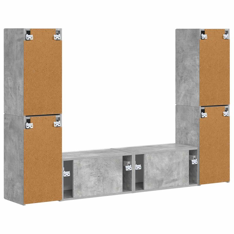 Casa si Gradina - Mobilier - Seturi de mobilier - Seturi living - Set de mobilier 3 pcs Gri din beton - Infinity.ro