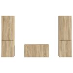 Casa si Gradina - Mobilier - Seturi de mobilier - Seturi living - Set de mobilier 3 pcs Stejar Sonoma - Infinity.ro