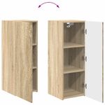 Casa si Gradina - Mobilier - Seturi de mobilier - Seturi living - Set de mobilier 3 pcs Stejar Sonoma - Infinity.ro