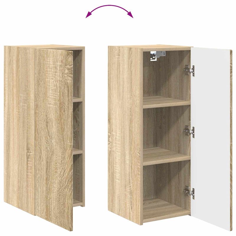 Casa si Gradina - Mobilier - Seturi de mobilier - Seturi living - Set de mobilier 3 pcs Stejar Sonoma - Infinity.ro