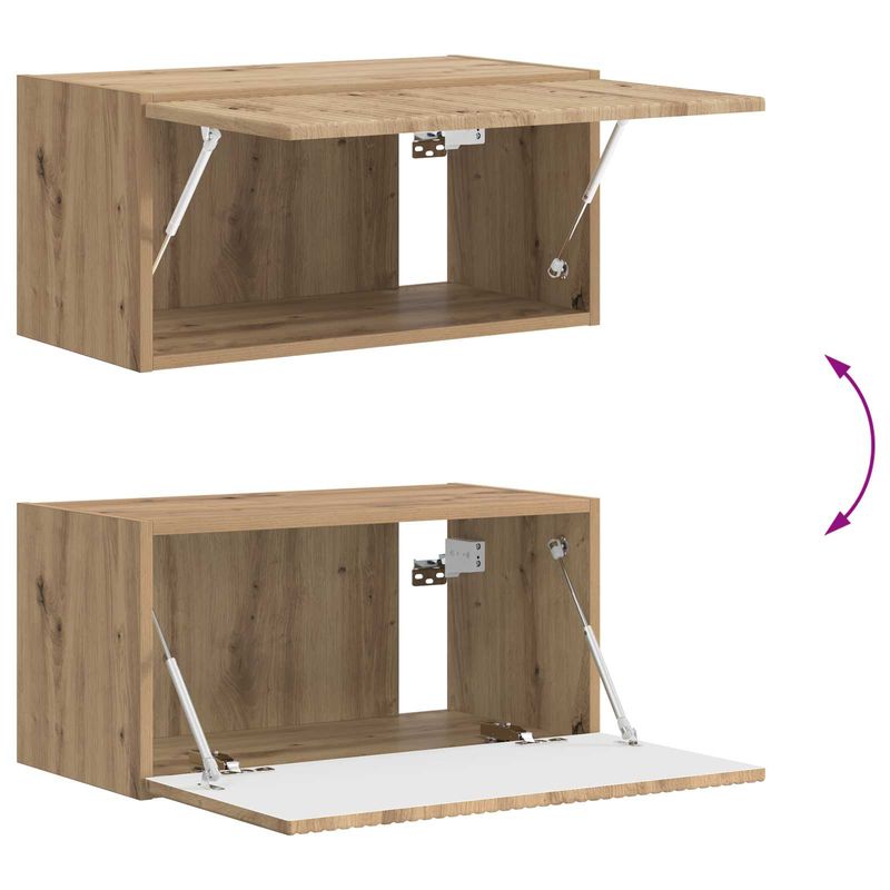 Casa si Gradina - Mobilier - Seturi de mobilier - Seturi living - Set de mobilier 3 pcs Stejar Artizanal - Infinity.ro