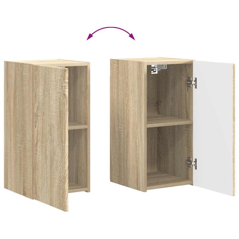 Casa si Gradina - Mobilier - Seturi de mobilier - Seturi living - Set de mobilier 3 pcs Stejar Sonoma - Infinity.ro